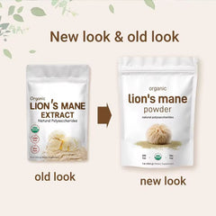 Lion’s Mane Mushroom Powder (454g size, 1.5g Lion’s mane extract) | Dietary Supplement for Brain, Memory, Cognition