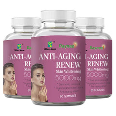 Anti-Aging Renew Gummies (5000mg) | Dietary Supplement for Dark Spots, Hyperpigmentation, and Anti-Aging