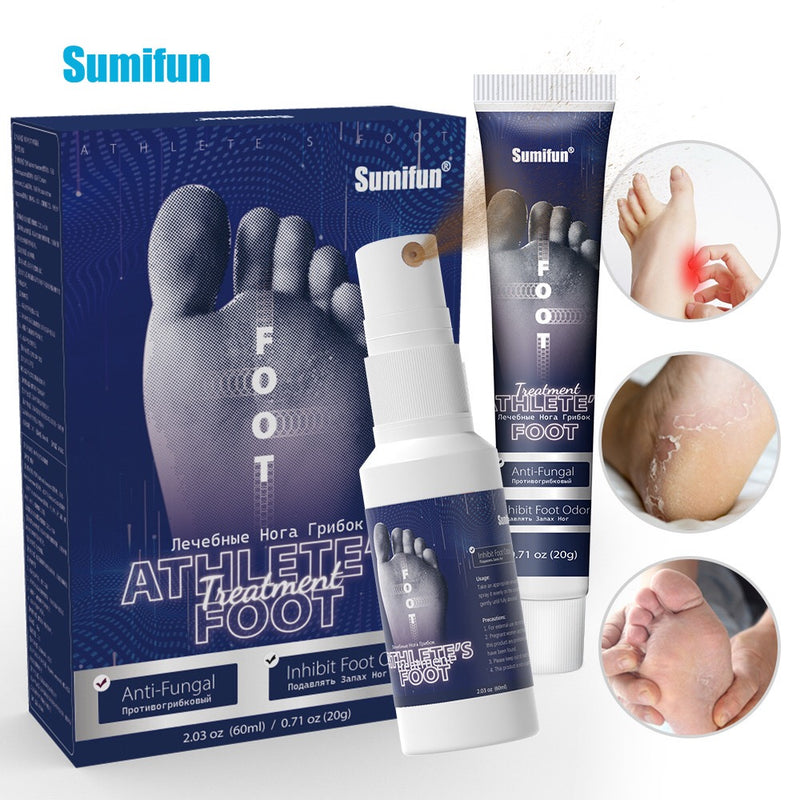 Athlete’s Foot Treatment Pack | Topical Remedy for Athlete’s Foot, Foot Odor, Foot Molt, Itchy Feet, Rotten Feet, and Blisters Feet