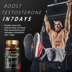 Testosterone Boost Capsules (1400mg) | Dietary Supplement for Testosterone, Energy, Muscle Building, and Sexual Performance