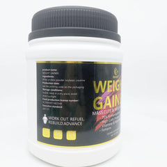 DUOZI Weight Gainer Powder with Whey Protein, Soybean, and Creatine (518g size, 21g protein, 5g glutamine)