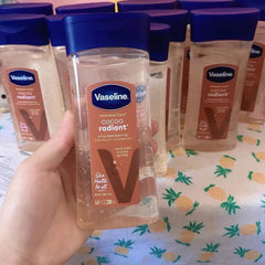 Vaseline Cocoa Radiant Vitalizing Body Oil (200ml) | Intensive Care Oil for Healthy Glowing Skin