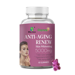 Anti-Aging Renew Gummies (5000mg) | Dietary Supplement for Dark Spots, Hyperpigmentation, and Anti-Aging