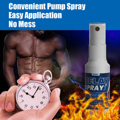 Sex Delay Spray for Men | Topical Spray for Longer Sex, Penis Enlargement, Stronger Erection, and Sexual Enhancement