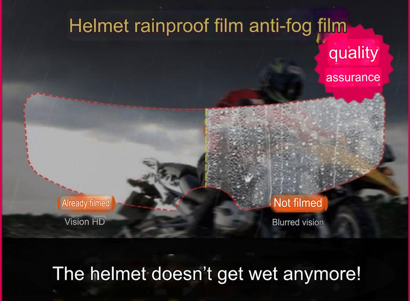 Anti-Raining Film for Helmet