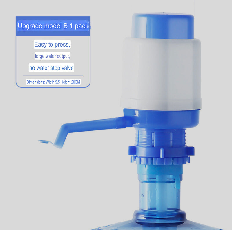 Manual Water Dispenser Pump (Has Large water output and Stop Valve)