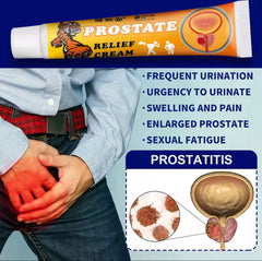 Prostate Relief Cream | Topical Ointment for Enlarged Prostate, Frequent Urination, Painful Urination, and Sexual Fatigue