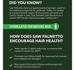 GINAX 16-in-1 Saw Palmetto Blend Capsule (90 capsules) — Dietary Supplement for Prostate, Urinary Tract, and Healthy Hair