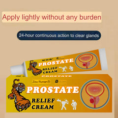 Prostate Relief Cream | Topical Ointment for Enlarged Prostate, Frequent Urination, Painful Urination, and Sexual Fatigue