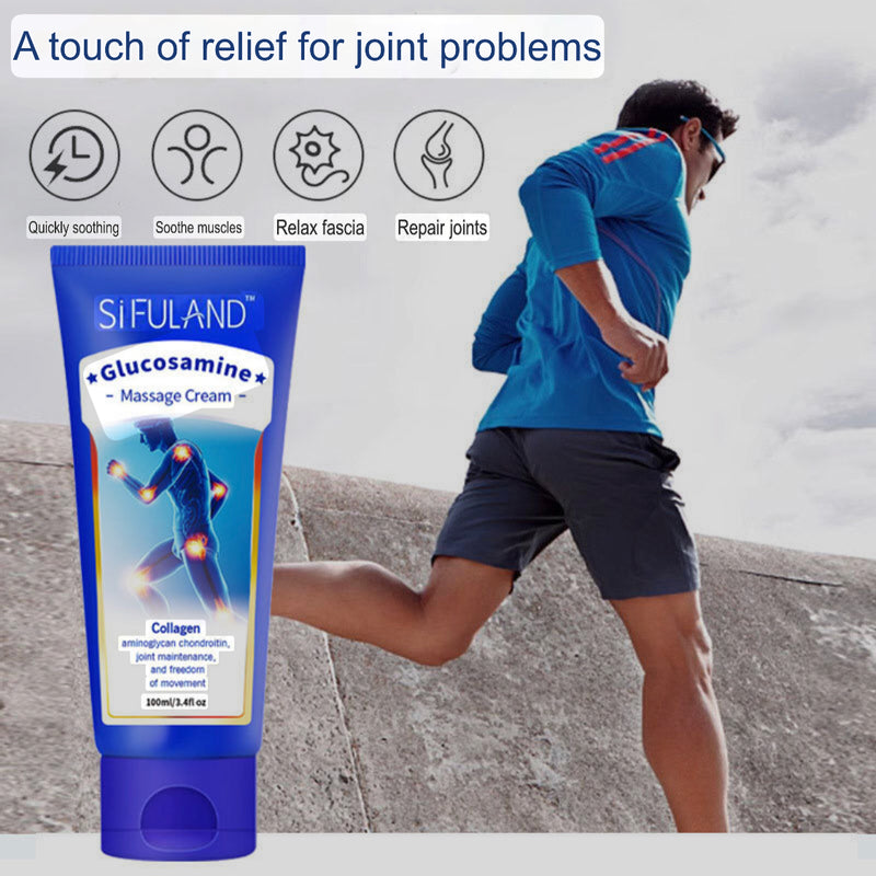 Glucosamine Massage Cream (100ml) | Topical Ointment for Joints, Bones