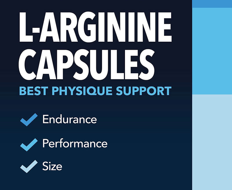 L-Arginine (Nitric Oxide) Capsules with Citrulline Malate