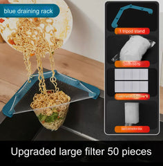 Disposable Kitchen Sink Filter (with 50 Draining Nets) | Kitchen Sink Draining Rack