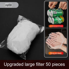 Disposable Kitchen Sink Filter (with 50 Draining Nets) | Kitchen Sink Draining Rack