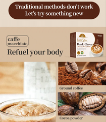 NUGEN Dark Choco Chocolate Drink with Cocoa, Arabica Coffee and L-Carnitine