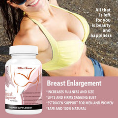 Breast Enlargement Capsule | Dietary Supplement for Fullness, Firmness, and Lifting Sagging Breasts