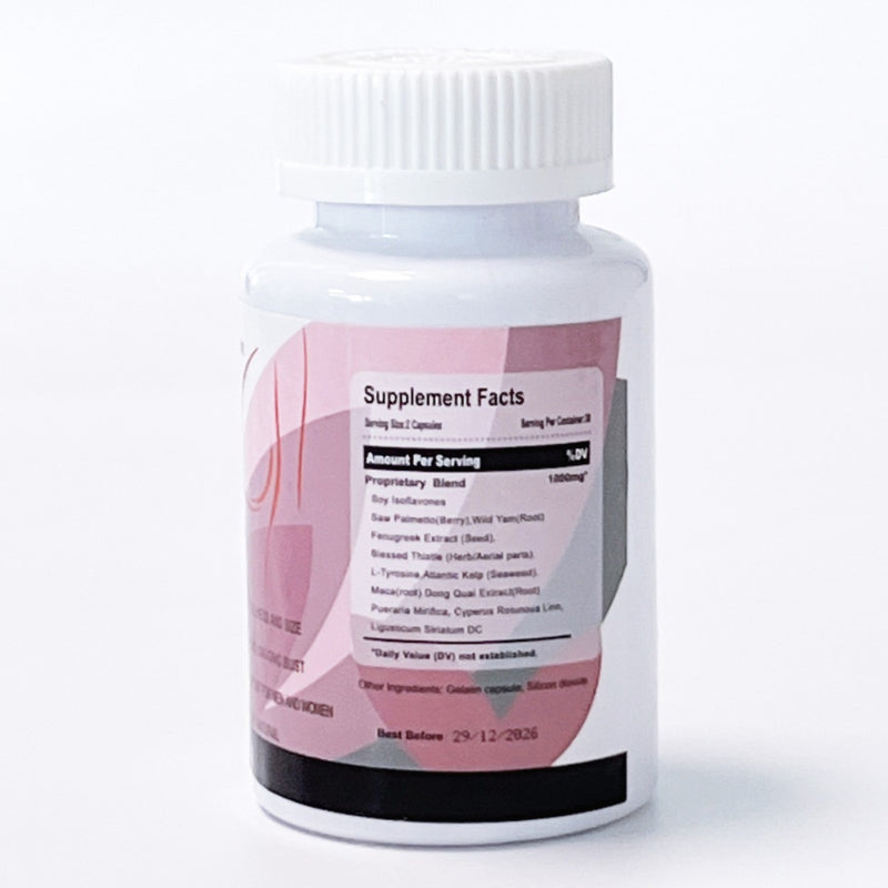 Breast Enlargement Capsule | Dietary Supplement for Fullness, Firmness, and Lifting Sagging Breasts