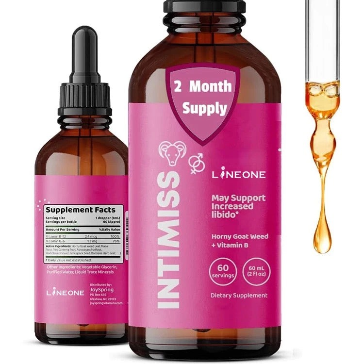 Intimiss Women Extract Drops  (60ml) | For Libido, Hormonal Balance, Energy, and Fertility