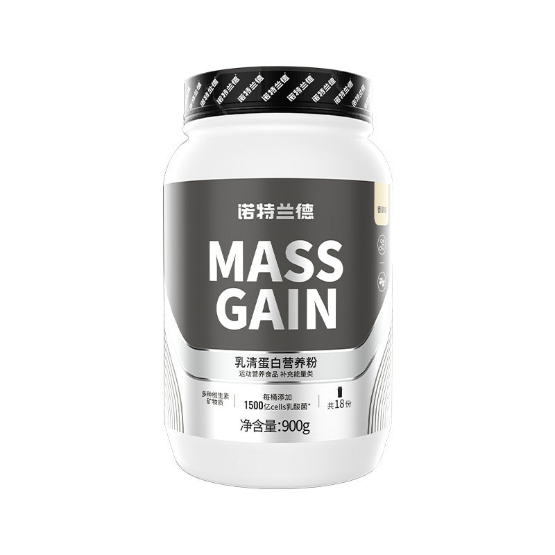 NOTLAND Mass Gain Powder with Whey Protein (900g size, 22g protein, 150 billion CFU) | Dietary Supplement for Weight Gain