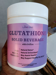 Glutathione Powder (250g size, 500mg glutathione, 100 servings) | Dietary Supplement for Anti-Aging, Detoxification, Immunity, and Skin Health