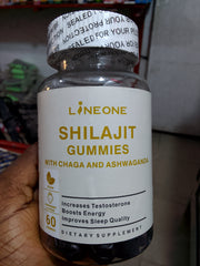 Himalayan Shilajit Gummies with Chaga Mushroom, Ashwagandha, and Vitamins