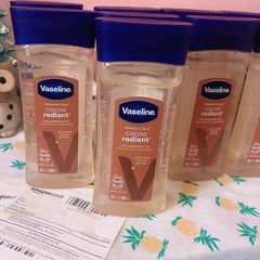 Vaseline Cocoa Radiant Vitalizing Body Oil (200ml) | Intensive Care Oil for Healthy Glowing Skin