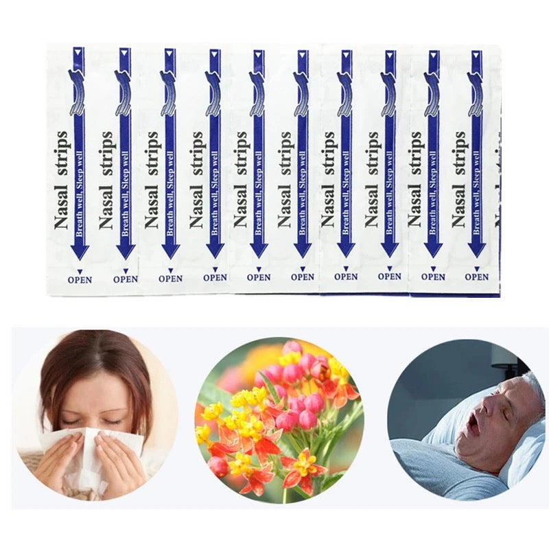 Transparent Nasal Strips | Anti-Snoring, Better Breath, and Sound Sleep Stickers