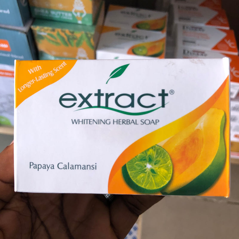 Original Extract Whitening Herbal Soap with Papaya and Calamansi (Imported from Philippines)