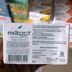 Original Extract Whitening Herbal Soap with Papaya and Calamansi (Imported from Philippines)