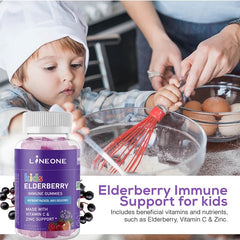Kids Elderberry Gummies with Vitamin C and Zinc
