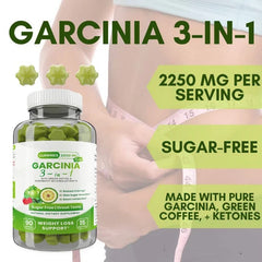 Garcinia Cambogia Gummies with Green Bean and Raspberry Ketones (2250mg)