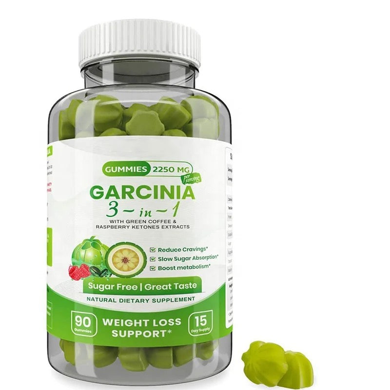 Garcinia Cambogia Gummies with Green Bean and Raspberry Ketones (2250mg)