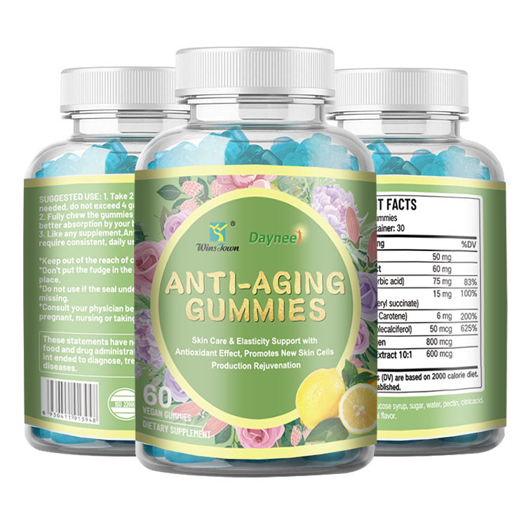 Anti-Aging Gummies | Dietary Supplement for Skin Care, Fine Lines, Wrinkles, Skin Elasticity, and Dark Spots