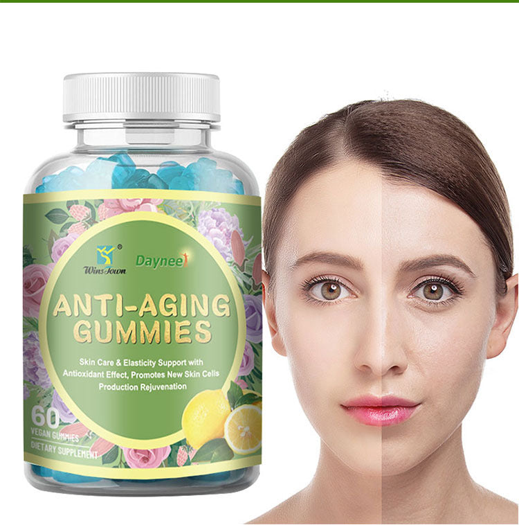 Anti-Aging Gummies | Dietary Supplement for Skin Care, Fine Lines, Wrinkles, Skin Elasticity, and Dark Spots