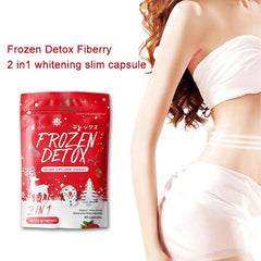 Frozen Detox and Fiberry Capsules with Psyllium Husk and Indian Gooseberry