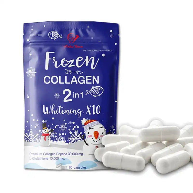 Frozen Collagen Peptide Capsule with Glutathione and Berries