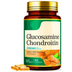 Glucosamine and Chondroitin Capsules (60 Capsules, 2100mg)