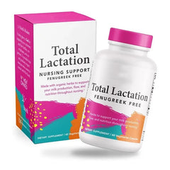 Total Lactation Capsules | Dietary Supplement for Milk Production, Flow, and Nutrition Throughout Nursing