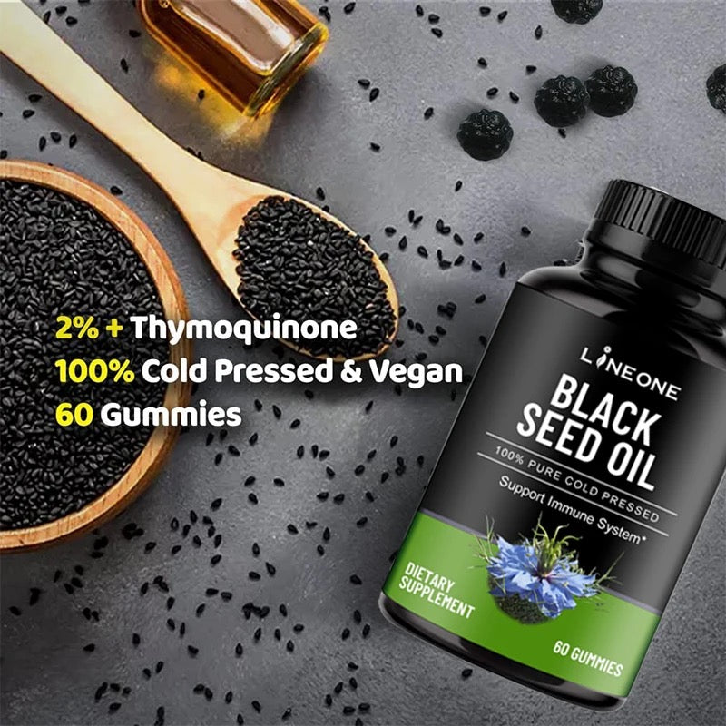Black Seed Oil Gummies with Honey Extract (1000mg)