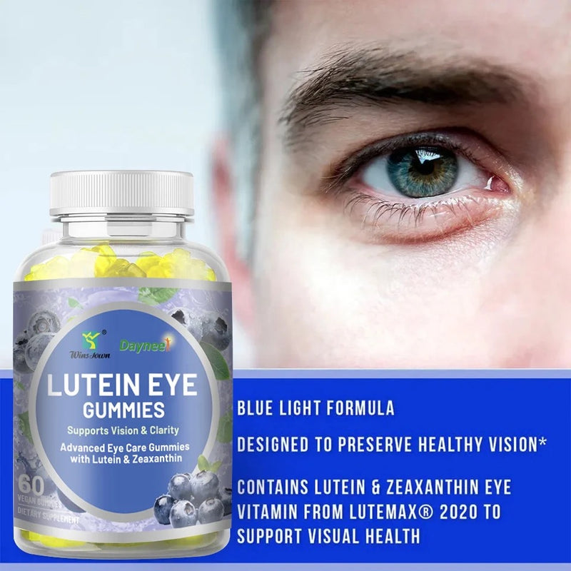 Lutein Eye Gummies with Zeaxanthin | Dietary Supplement for Cataracts, AMD, Night Vision, and Eye Health