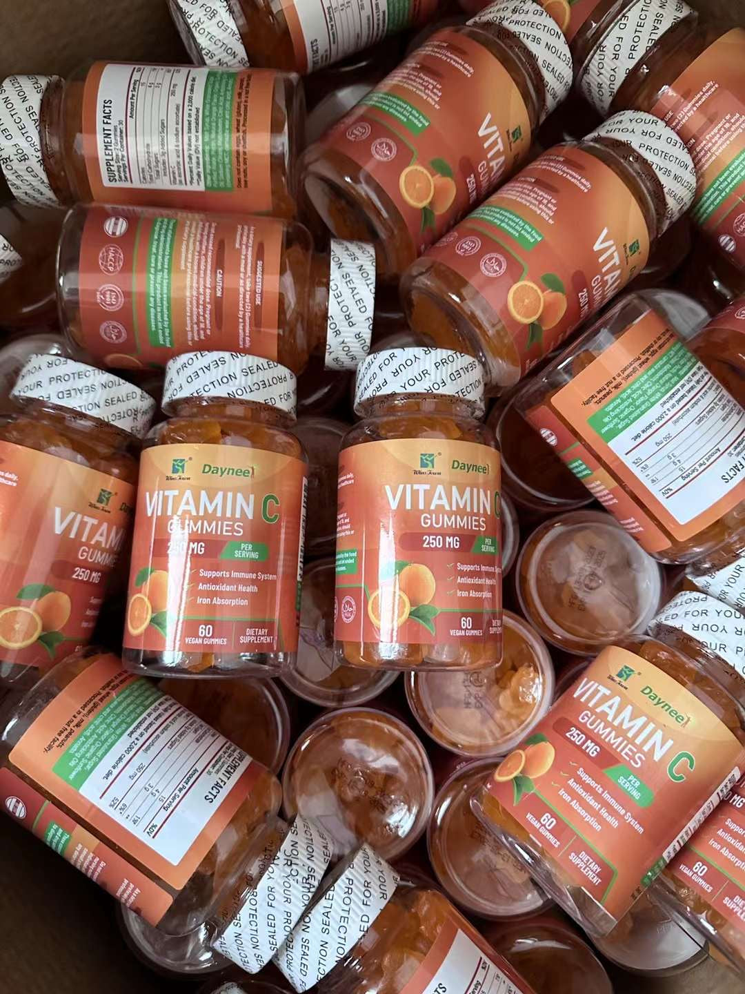 Vitamin C Gummies (250mg) | Dietary Supplement for Immune Boost, Colla ...