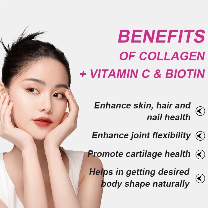 Collagen Tablet with Vitamins, Biotin and Zinc (6000mg)