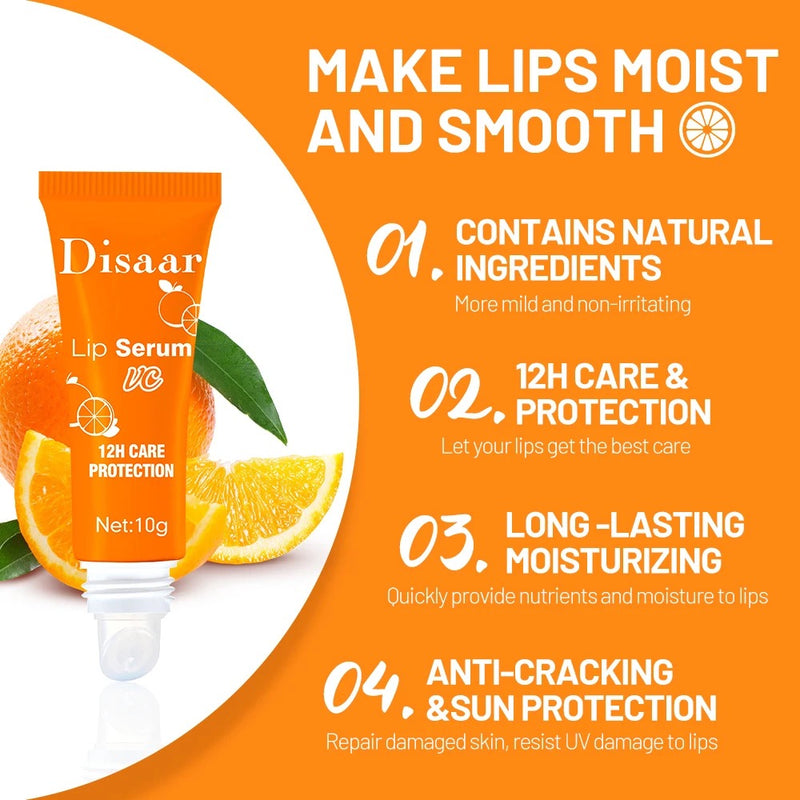 DISAAR VC Lip Serum with Sunflower Seed Oil (10g, SPF45)