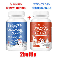 2-in-1 Frozen Collagen, Weight Loss and Detox Bundle