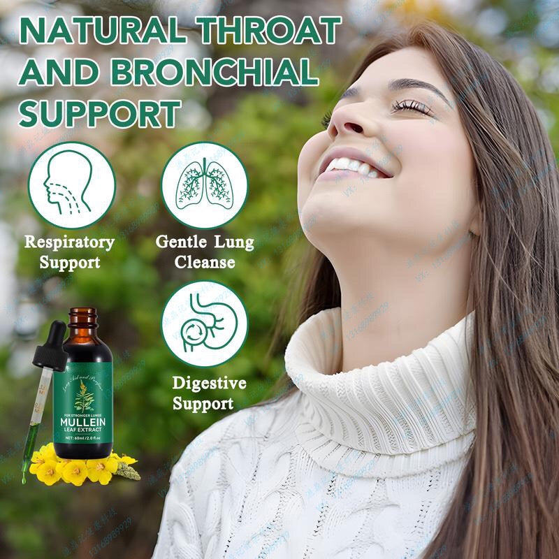 Mullein Leaf Liquid Drops with Chlorophyll (2900mg, 60ml)