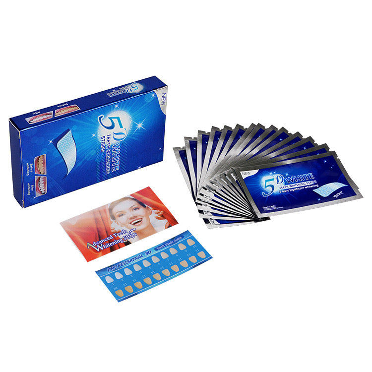 5D Teeth Whitening Strips (14 strips)