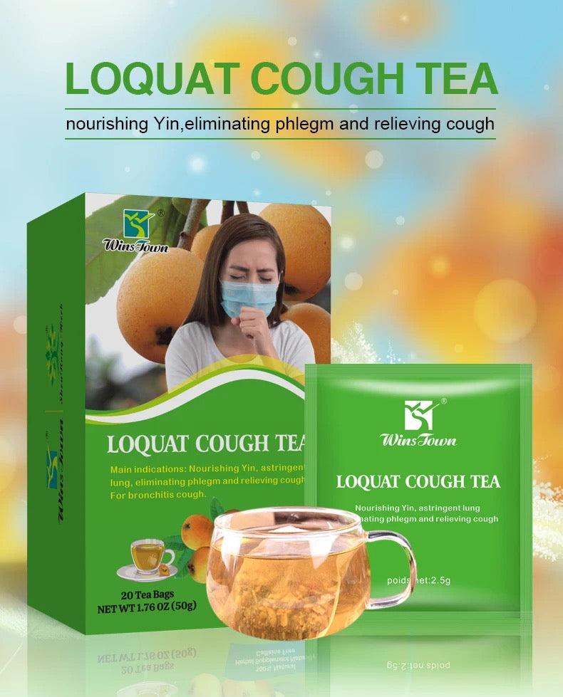 Loquat Cough Tea | Herbal Tea for Phlegm and Bronchitis Cough