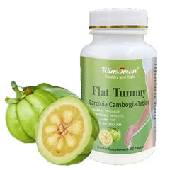 Flat Tummy Tablet with Garcinia Cambogia (800mg) | Dietary Supplement for Tummy Fat, Appetite Control, and Metabolism