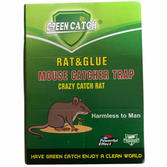 GREEN CATCH Rat and Mouse Glue Trap Board | Rodent Control