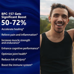 GINAX BPC-157 Capsule (1000mcg) | Dietary Supplement for Muscle Growth, Tissue Repair, Muscle Strength, and Health Inflammation