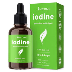 Iodine Drops (60ml, 250mcg) | Dietary Supplement for Thyroid, Energy, Metabolism, and Immunity